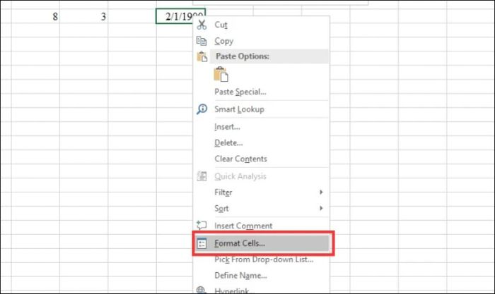 lỗi định dạng khi dùng phép tính division excel