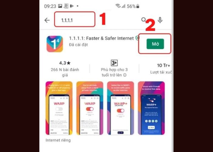 mở ứng dụng bị ẩn từ CH Play