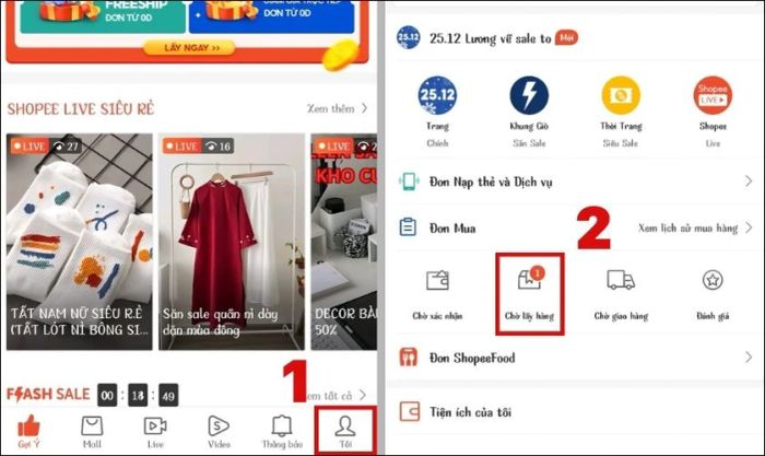 Hướng dẫn hủy đơn hàng Shopee khi đang chờ lấy hàng