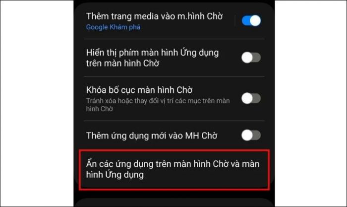 Hướng dẫn ẩn nhiều ứng dụng cùng lúc trên màn hình Samsung