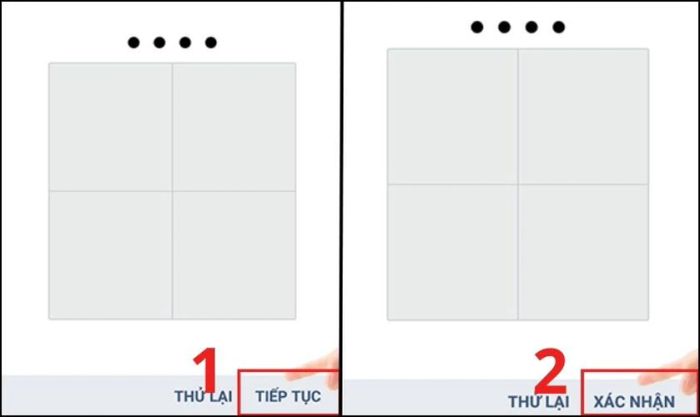 Nhập mật khẩu để thiết lập cho điện thoại