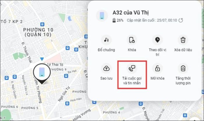 Khôi phục dữ liệu thiết bị
