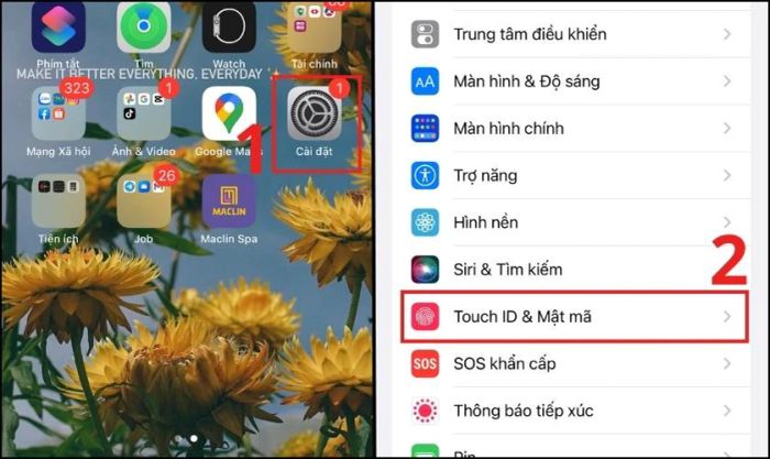Hướng dẫn cài đặt mật khẩu bảo mật trên điện thoại iPhone