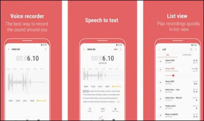 Samsung Voice Recorder