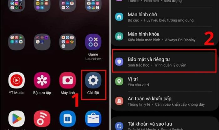 Hướng dẫn ẩn ứng dụng trên điện thoại Samsung bằng Hộp thư bảo mật