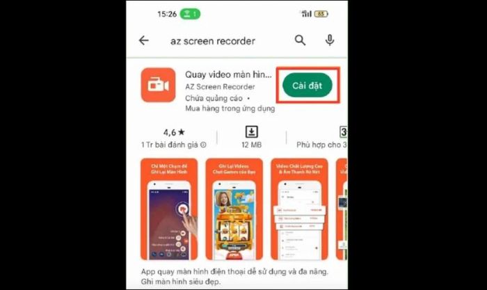 Hướng dẫn quay video màn hình OPPO bằng ứng dụng AZ Screen Recorder