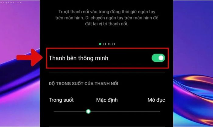 Hướng dẫn chụp màn hình OPPO bằng thanh bên thông minh