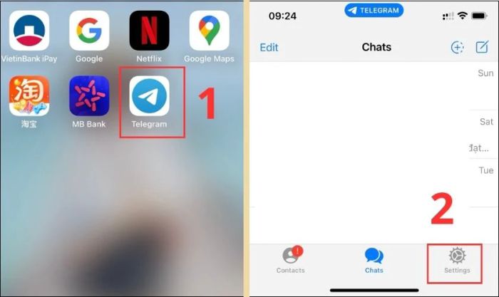 Hướng dẫn thêm bạn trên Telegram bằng mã QR qua điện thoại