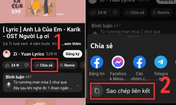 Hướng dẫn cài nhạc chuông OPPO từ video trên Youtube