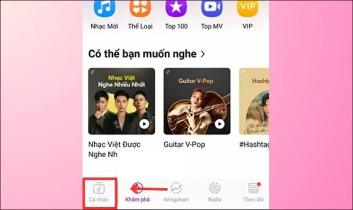 Hướng dẫn cài đặt nhạc chuông OPPO thông qua ứng dụng Zing MP3