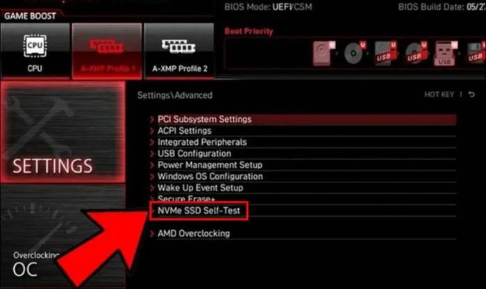 Hướng dẫn kiểm tra ổ cứng máy tính thông qua BIOS
