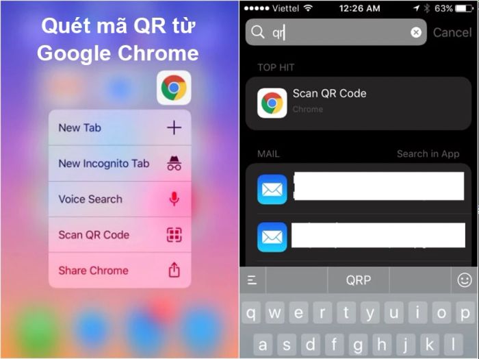 Hướng dẫn quét mã QR bằng Google Chrome trên Android