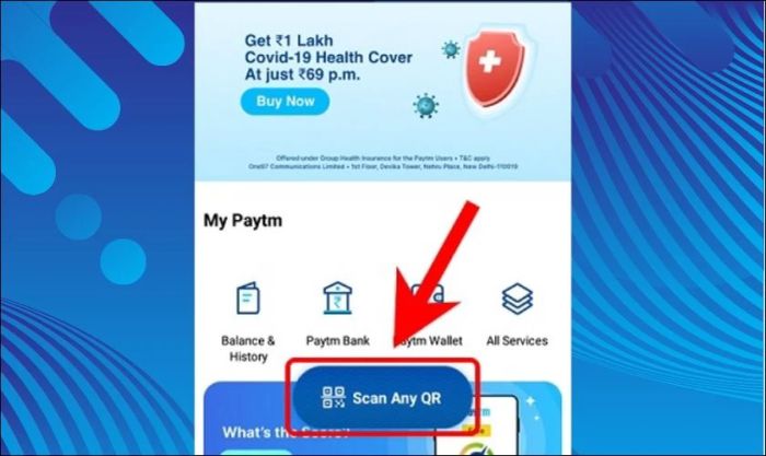 Chọn mục Thanh toán hoặc Quét QR tùy ý