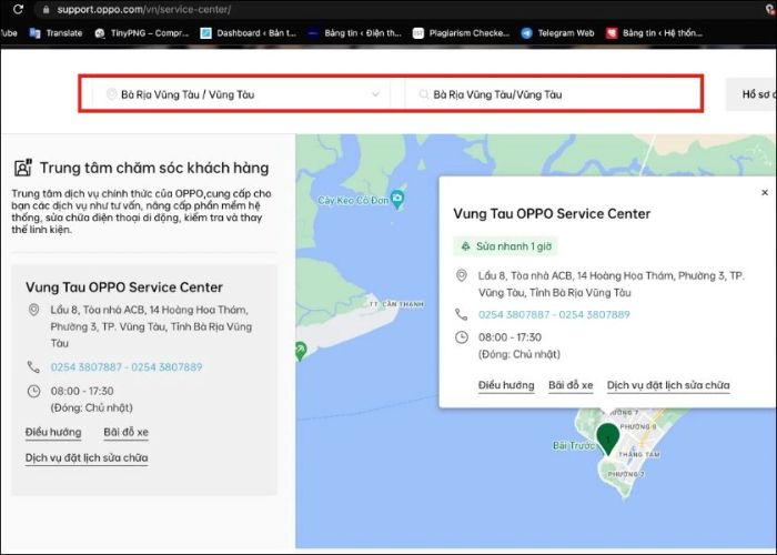 Trung tâm chăm sóc khách hàng OPPO