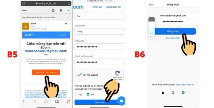đăng nhập bằng tên tài khoản