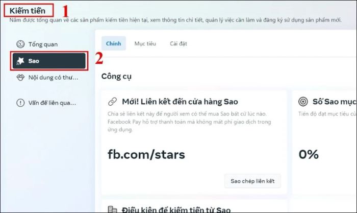 Hướng dẫn cách tắt tính năng tặng Sao cho Trang trên Facebook