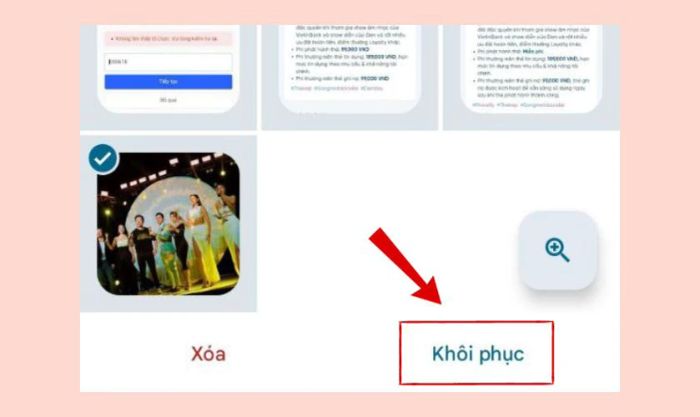 Khôi phục ảnh đã xóa trên ứng dụng Google Photos