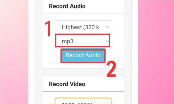 Tải âm thanh để cài nhạc chuông cho OPPO từ Youtube