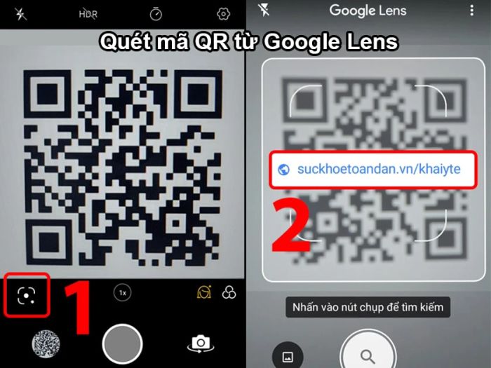 Hướng dẫn quét mã QR trên Android bằng Google Lens