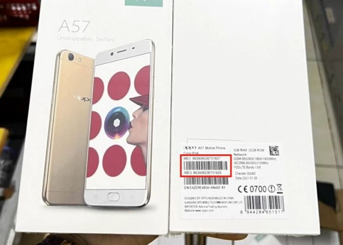 Hướng dẫn kiểm tra bảo hành OPPO thông qua thông tin trên vỏ hộp