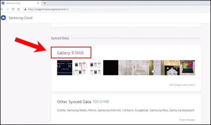 Khám phá các bước khôi phục ảnh qua Samsung Cloud