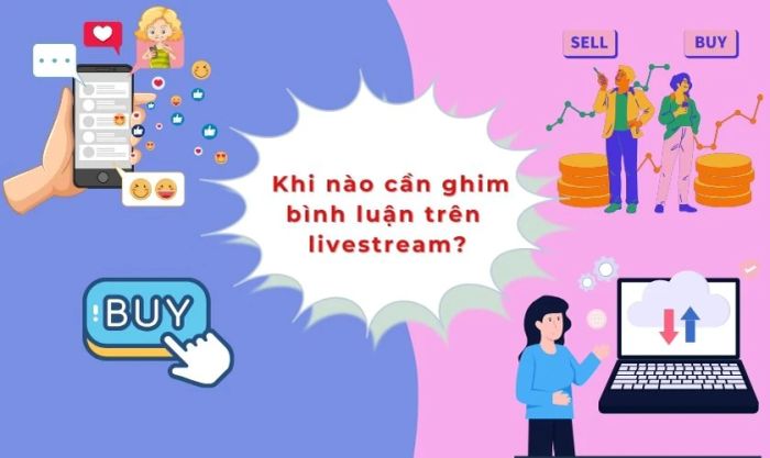 Khi nào nên ghim bình luận khi livestream trên Facebook? 