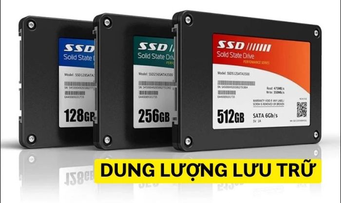Lựa chọn ổ cứng có dung lượng lưu trữ phù hợp