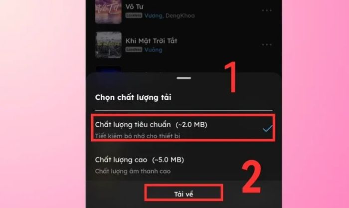 Hướng dẫn chi tiết cách tải nhạc từ ứng dụng NhacCuaTui để đặt làm nhạc chuông điện thoại