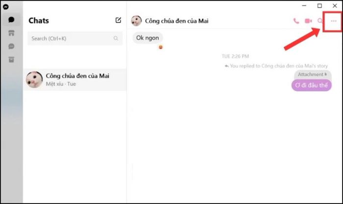Thay đổi hình nền cuộc trò chuyện Messenger trên máy tính