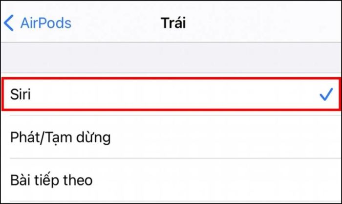 Đặt chức năng khi nhấn đúp vào tai nghe