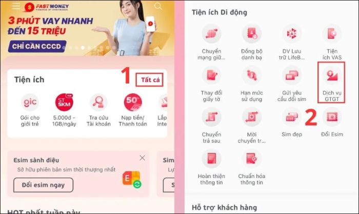 Hướng dẫn đăng ký dịch vụ chuyển vùng quốc tế cho SIM Viettel thông qua ứng dụng My Viettel