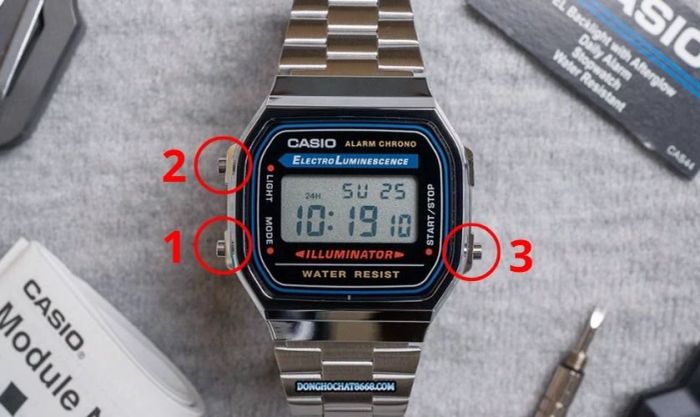 Làm thế nào để tắt báo thức trên đồng hồ điện tử Casio 3 nút?