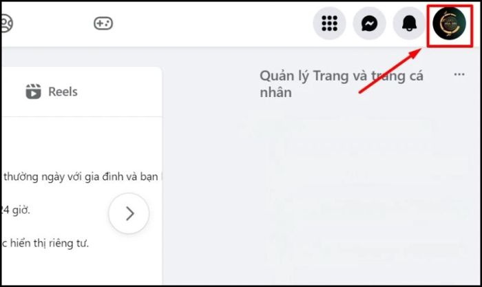 Đăng ảnh, video lên story Facebook không bị mờ trên máy tính