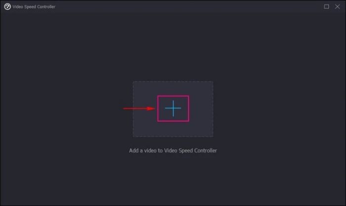 Nhấn vào biểu tượng dấu + để thêm video.