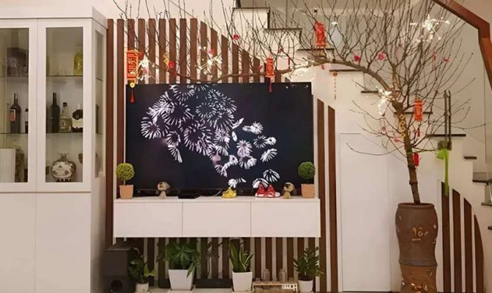 Mẫu trang trí Tết ấn tượng