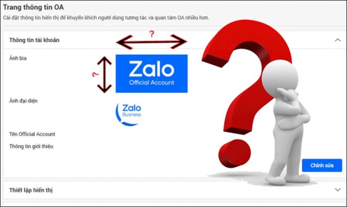 Kích thước chuẩn cho ảnh bìa Zalo Fanpage OA là bao nhiêu?