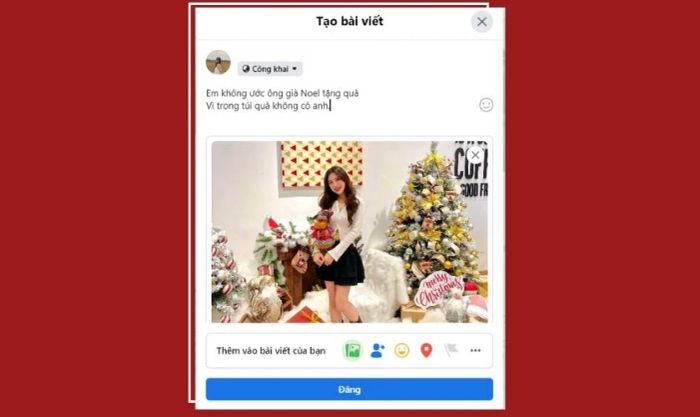 Caption Noel thả thính, đăng ảnh Giáng sinh cực chất và đầy ấn tượng