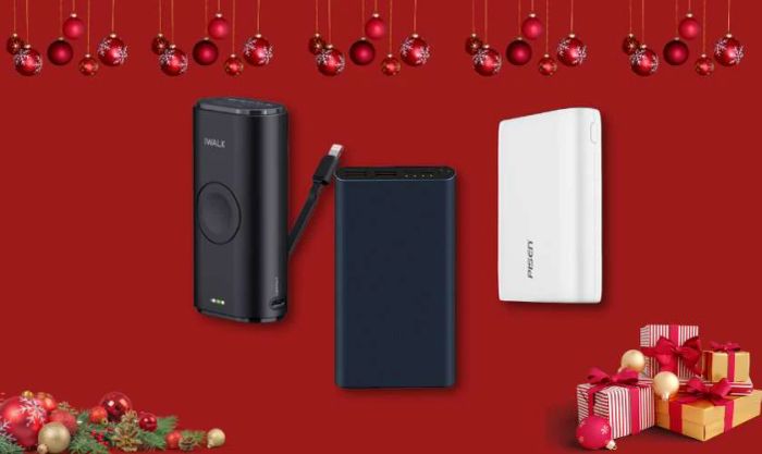 Mua sạc dự phòng làm quà Noel