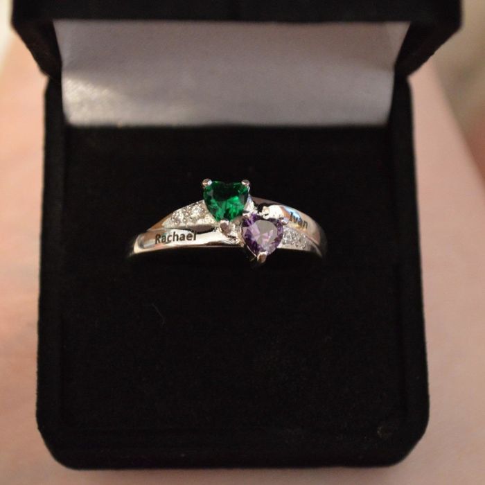 Image from reviewer of their ring