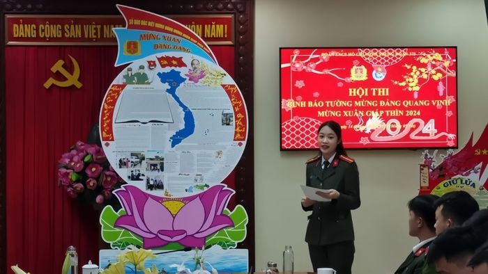 Mẫu báo tường chào mừng Đảng và mùa xuân đẹp mắt và đầy sáng tạo