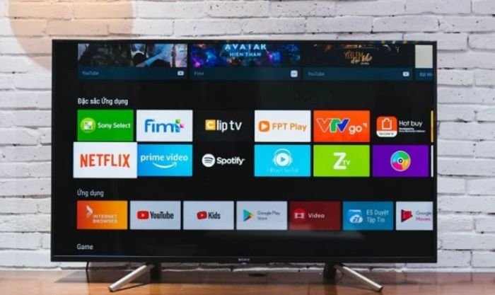 Truy cập các ứng dụng tương thích với Chromecast trên tivi