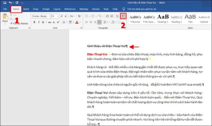 Hướng dẫn sửa lỗi xuất hiện trang trắng trong Word
