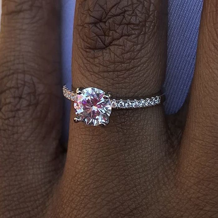 Reviewer wearing the promise ring