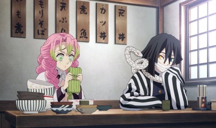 Hình nền anime với hình ảnh con rắn hài hước và ngộ nghĩnh