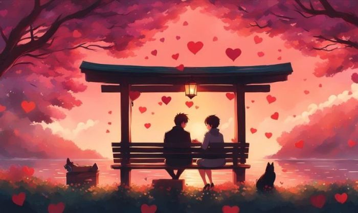Hình nền máy tính dành cho cặp đôi đón Tết đầy ý nghĩa