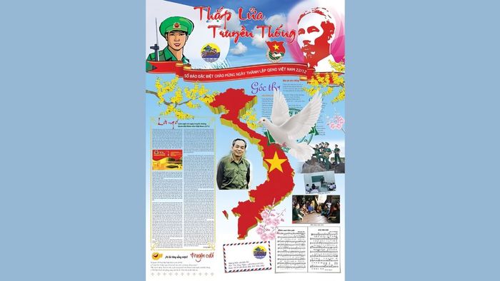 Mẫu báo tường chào mừng Đảng và mùa xuân giàu ý nghĩa
