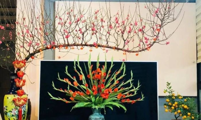 Những ý tưởng độc đáo để trang trí cây đào ngày Tết