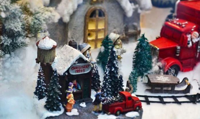Ảnh Noel Zalo với thành phố phủ tuyết trắng