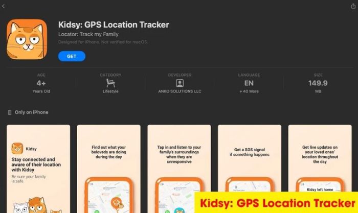Kidsy: GPS Location Tracker là ứng dụng giám sát trên điện thoại OPPO