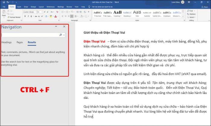 Cách khắc phục lỗi khoảng trắng trong văn bản Word khi sao chép nội dung